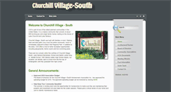 Desktop Screenshot of churchillsouth.org
