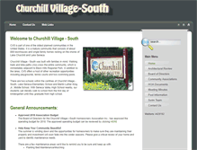 Tablet Screenshot of churchillsouth.org